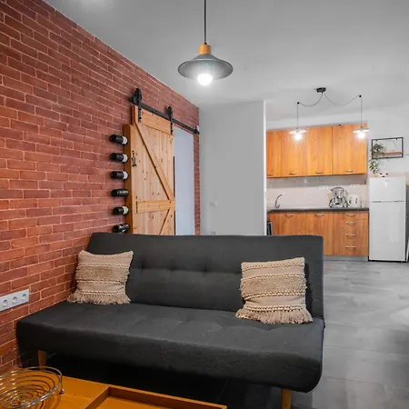 Brick Haven: Contemporary Urban Living Redefined Апартамент София